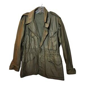 Vintage M-1943 FIELD JACKET Size 38R WW2 US‎ ARMY MILITARY 1940s RARE